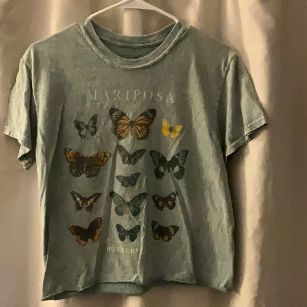 Fifth Sun Butterfly Print T-shirt